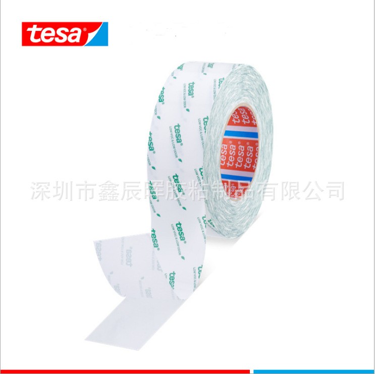 德莎tesa66895无纺布半透明双面胶低VOC低气味控制装饰面板粘接